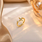 Load image into Gallery viewer, Dainty Diamond Adjustable Ring Stacks