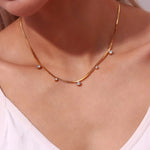 Load image into Gallery viewer, Dainty Diamond Herringbone Choker Necklace