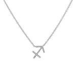 Load image into Gallery viewer, Dainty Diamond Zodiac Sign Necklace