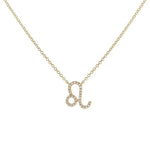 Load image into Gallery viewer, Dainty Diamond Zodiac Sign Necklace