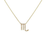 Load image into Gallery viewer, Dainty Diamond Zodiac Sign Necklace