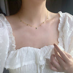 Load image into Gallery viewer, Dainty Emerald Aurora Necklace
