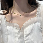 Load image into Gallery viewer, Dainty Emerald Aurora Necklace