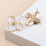 Load image into Gallery viewer, Dainty Floral Hibiscus Earrings