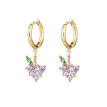 Load image into Gallery viewer, Dainty Fruit Hoop & Stud Earrings