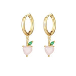 Load image into Gallery viewer, Dainty Fruit Hoop & Stud Earrings