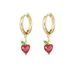 Load image into Gallery viewer, Dainty Fruit Hoop & Stud Earrings