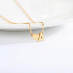 Load image into Gallery viewer, Dainty Heart Accented Letter Initial Necklace