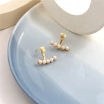 Load image into Gallery viewer, Dainty Heart Pearls Earrings