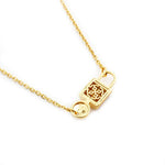 Load image into Gallery viewer, Dainty Lock And Key Lovers Necklace