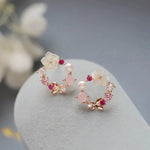 Load image into Gallery viewer, Dainty Pink Boutique Earrings