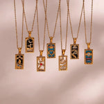 Load image into Gallery viewer, Dainty Tarot Charm Necklaces