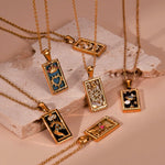 Load image into Gallery viewer, Dainty Tarot Charm Necklaces