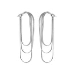 Load image into Gallery viewer, Dainty Tassel Dangle Chain Earrings