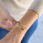Load image into Gallery viewer, Dainty Thin Engraving Bracelet