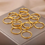 Load image into Gallery viewer, Dainty Thin Letter Initial Ring