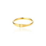 Load image into Gallery viewer, Dainty Thin Letter Initial Ring