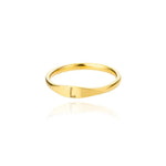 Load image into Gallery viewer, Dainty Thin Letter Initial Ring
