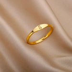 Load image into Gallery viewer, Dainty Thin Letter Initial Ring