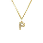Load image into Gallery viewer, Dainty Zircon Letter Initial, Number, Symbol Chain Necklace