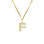 Load image into Gallery viewer, Dainty Zircon Letter Initial, Number, Symbol Chain Necklace