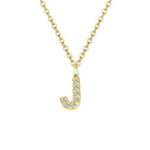 Load image into Gallery viewer, Dainty Zircon Letter Initial, Number, Symbol Chain Necklace