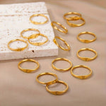 Load image into Gallery viewer, Minimalist Name Ring | Engraved Initial Ring