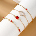 Load image into Gallery viewer, Diamond Statement Bracelet Stacks