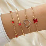 Load image into Gallery viewer, Diamond Statement Bracelet Stacks