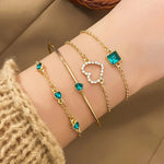 Load image into Gallery viewer, Diamond Statement Bracelet Stacks