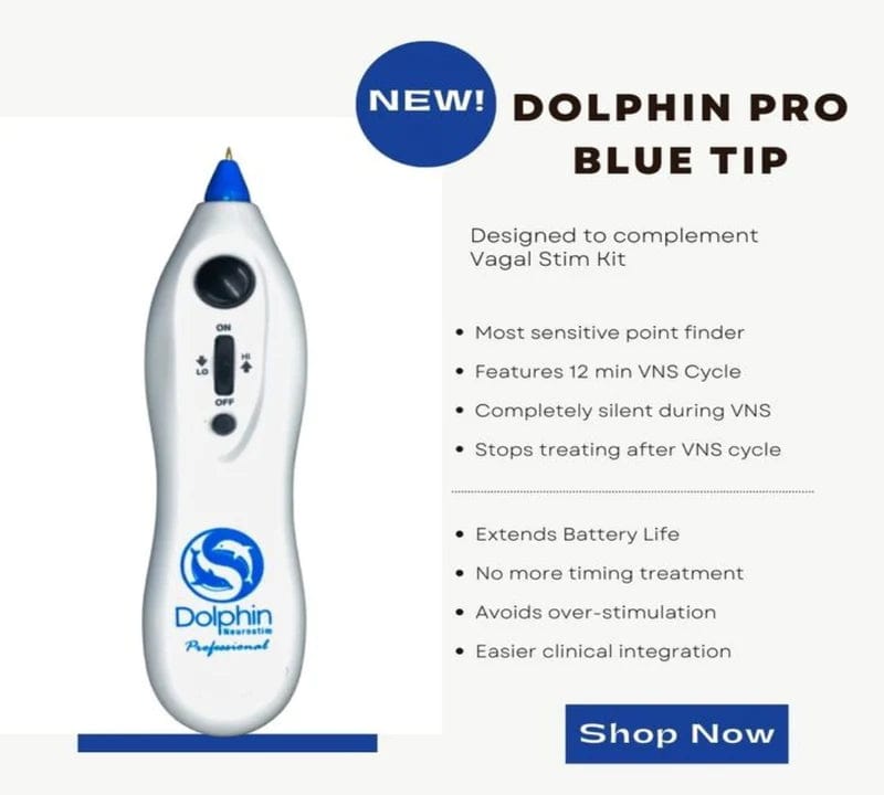 DOLPHIN NEUROSTIM Scar Release Kit Dolphin Neurostim Professional Blue Tip (BT) Single Kit- DSK-PRO-BT