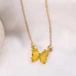 Load image into Gallery viewer, Colourful Petite Butterfly Necklace