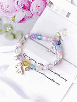 Load image into Gallery viewer, Dreamy Pearl Bracelet with Unicorn Charm