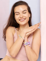 Load image into Gallery viewer, Dreamy Pearl Bracelet with Unicorn Charm