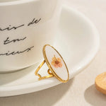 Load image into Gallery viewer, Elegant Floral Adjustable Rings