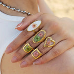 Load image into Gallery viewer, Elegant Floral Adjustable Rings