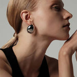 Load image into Gallery viewer, Elegant Oval Stud Earrings