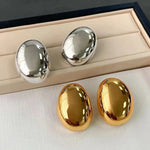 Load image into Gallery viewer, Elegant Oval Stud Earrings