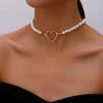 Load image into Gallery viewer, Elegant Pearl Statement Necklace Choker