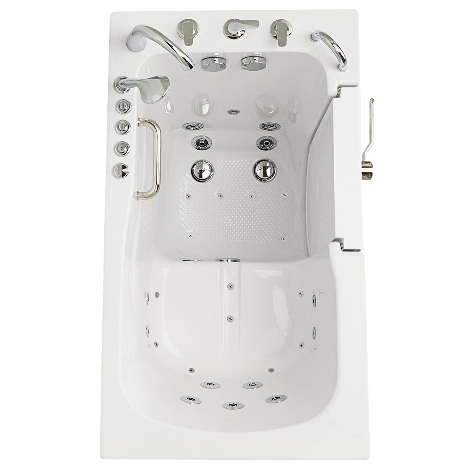 ELLA'S BUBBLES Outward Swinging Tub Ella Capri 30x52 Walk-In Bathtub