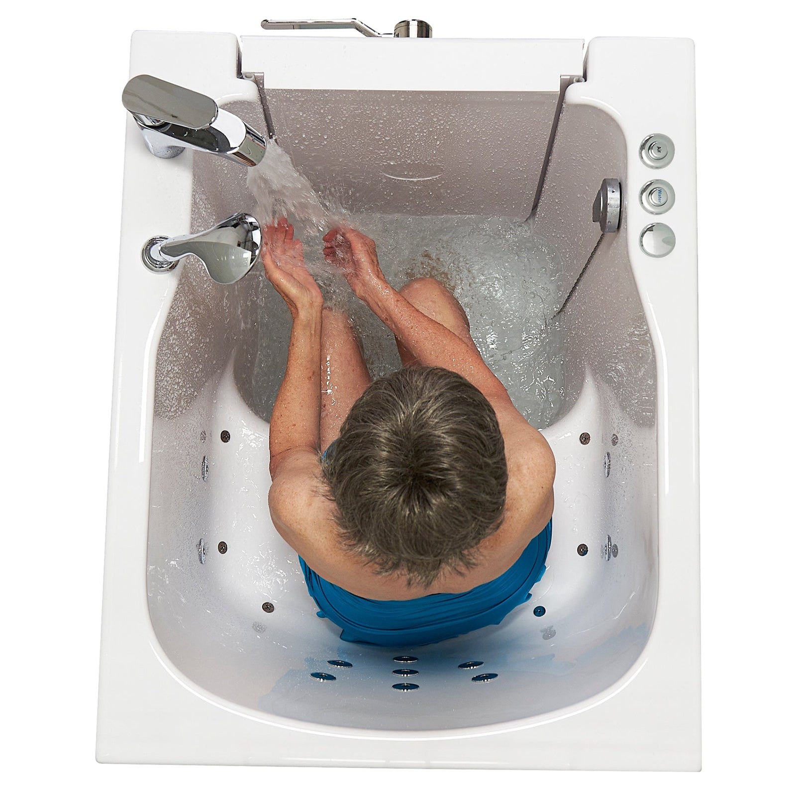 ELLA'S BUBBLES Outward Swinging Tub Ella Front Entry 32x40 Walk-In Bathtub