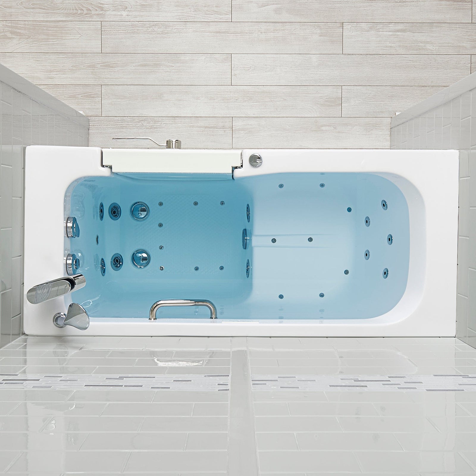 ELLA'S BUBBLES Outward Swinging Tub Ella Lounger 27x60 Walk-In Bathtub
