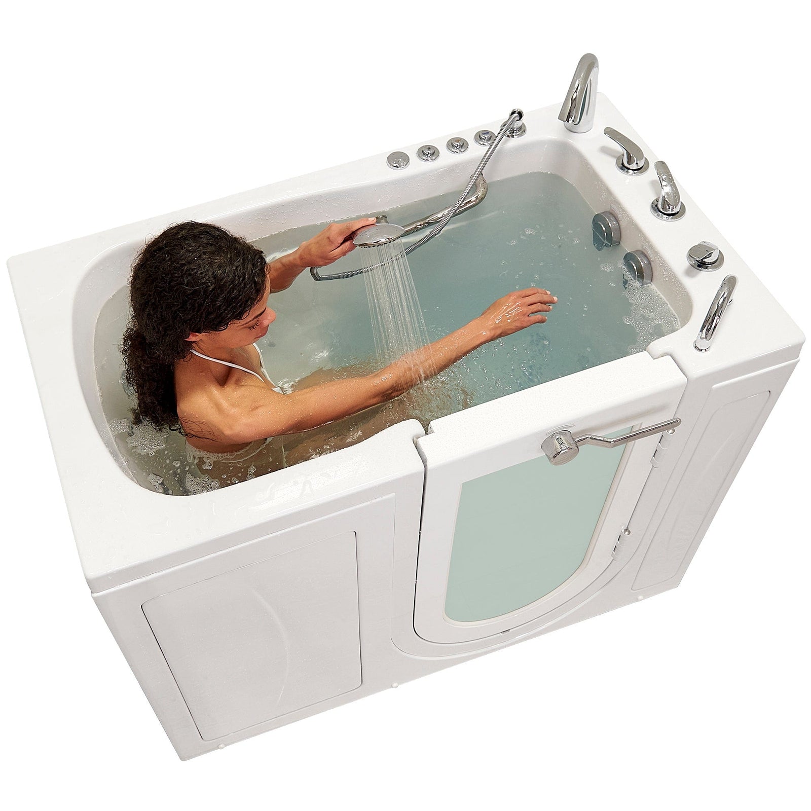 ELLA'S BUBBLES Outward Swinging Tub Ella Monaco 32x52 Walk-In Bathtub