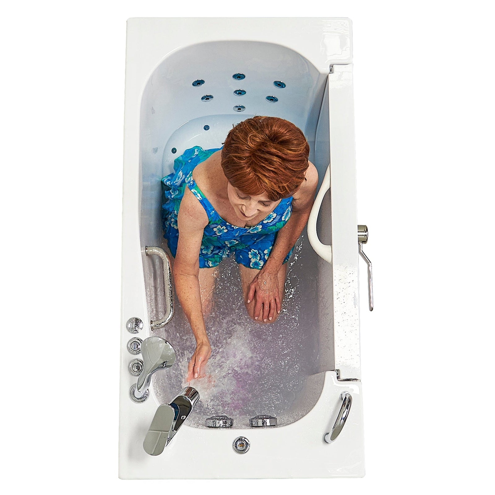 ELLA'S BUBBLES Transfer Tubs Ella Wheelchair Transfer 26x52 Walk-In Bathtub
