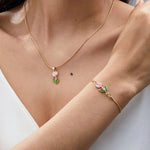 Load image into Gallery viewer, Feminine Floral Tulip Bracelet and Necklace Set