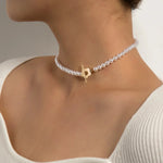 Load image into Gallery viewer, Floral Choker Flower Clasp Necklace