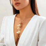Load image into Gallery viewer, Floral Petals Lariat Tassel Necklace