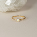 Load image into Gallery viewer, Heba Gold Ring with Moonstone