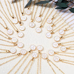 Load image into Gallery viewer, Gold Accented Circle Letter Initial Necklace