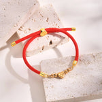 Load image into Gallery viewer, Heart Letter Initial Milan Rope Bracelet